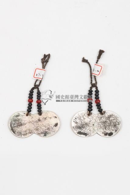 達悟族串珠手飾環一對藏品圖，第1張