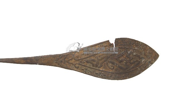 金屬製雕花髮釵一對藏品圖，第2張