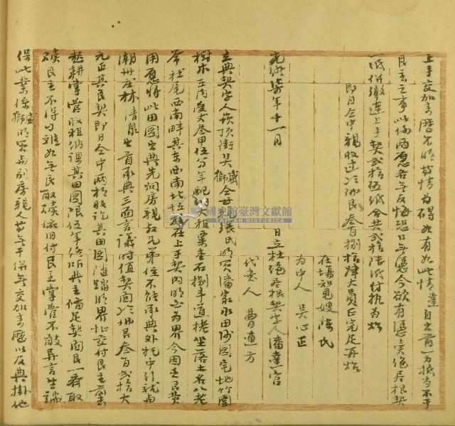 光緒七年潘達官賣絕盡根契字藏品圖，第2張