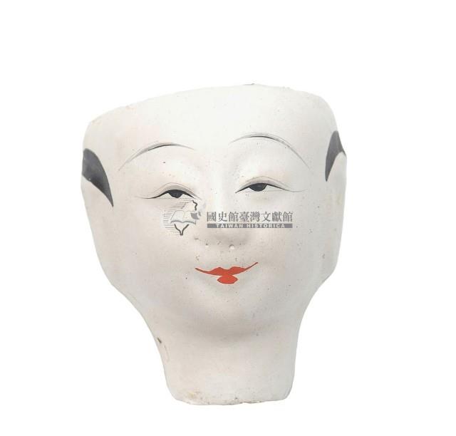 紙紮人臉孔紙糊面具藏品圖，第2張