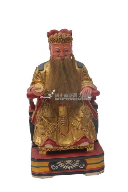 木雕土地公像藏品圖，第2張