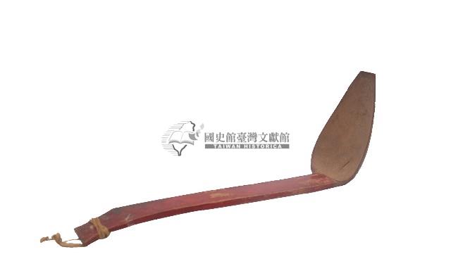 棗紅色長柄身木匙藏品圖，第2張