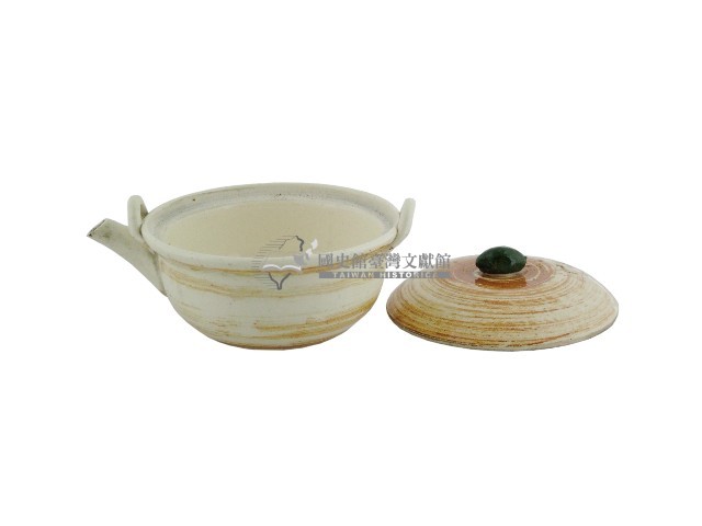 褐釉蓋碗壺藏品圖，第2張