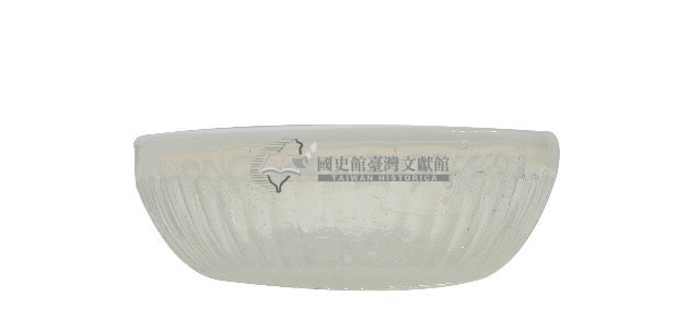 乳白色蓮瓣紋玻璃洗藏品圖，第2張