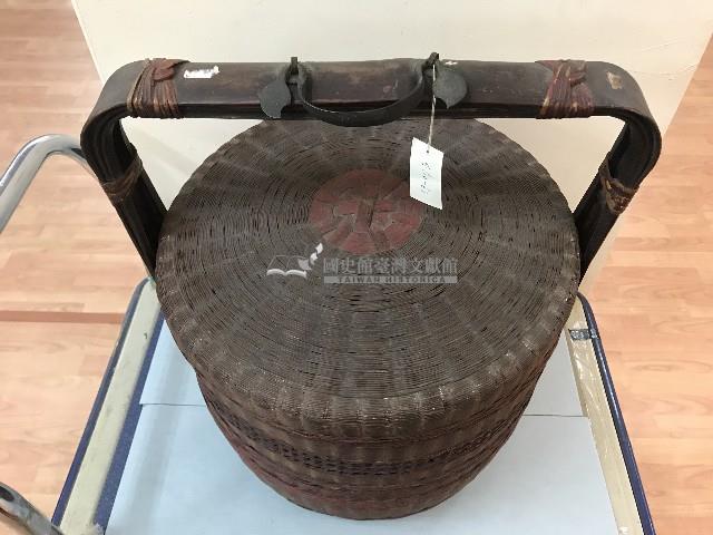 大型雙層竹籃藏品圖，第2張