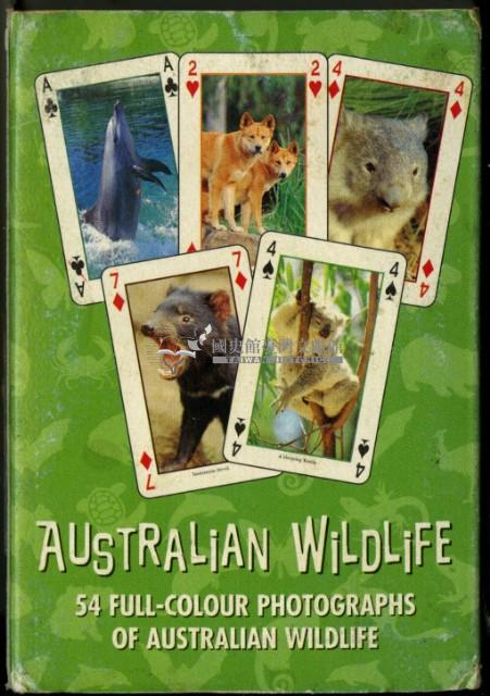 澳洲野生動物英文字樣撲克牌藏品圖，第2張