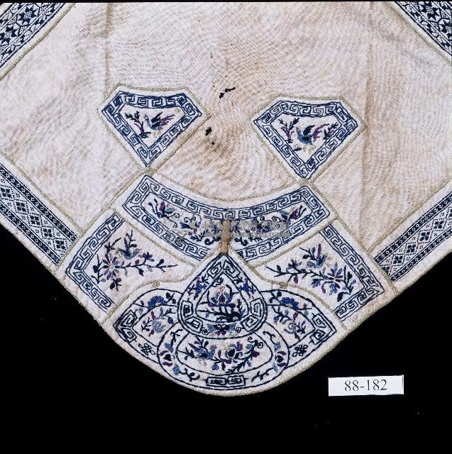 富貴平安刺繡單層白棉肚兜藏品圖，第2張