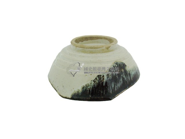 白地藍釉凹型碗藏品圖，第2張