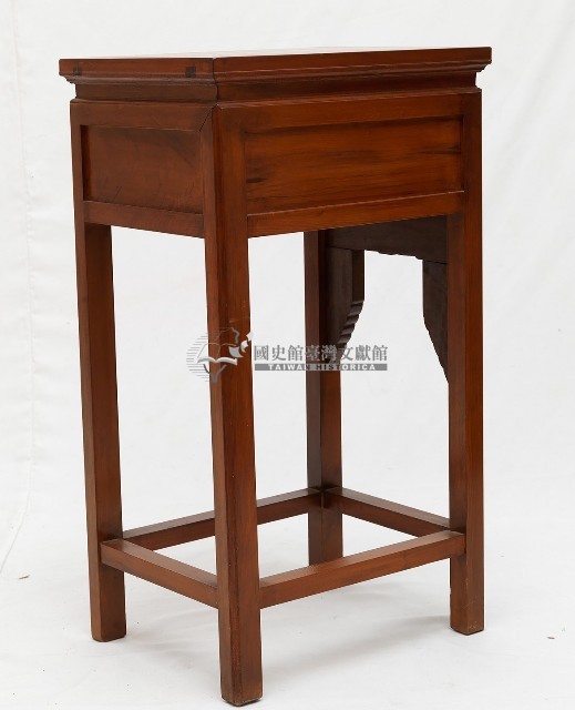 木製附抽屜太師椅茶几藏品圖，第2張