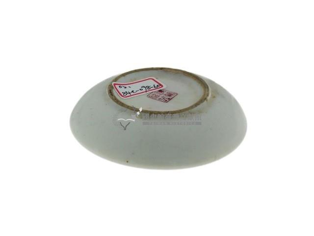 白地印花彩繪折枝玫瑰紋瓷碟藏品圖，第2張