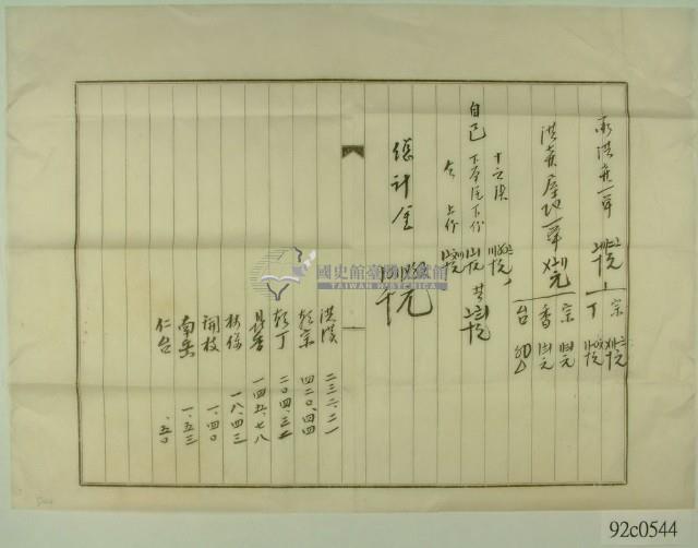 昭和十二年前期地租手寫領收証藏品圖，第2張