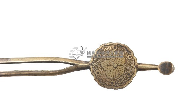 金屬製花卉圖形髮釵兼耳挖藏品圖，第2張