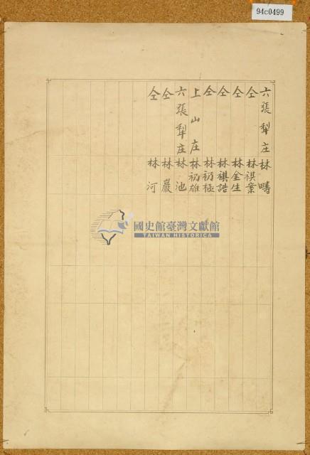 明治三十九年共業土地臺帳謄本藏品圖，第2張