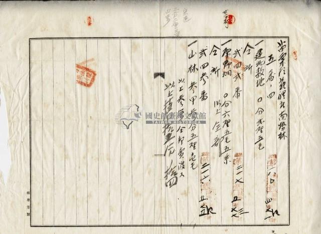 昭和七年賴乞食賣渡證書藏品圖，第2張