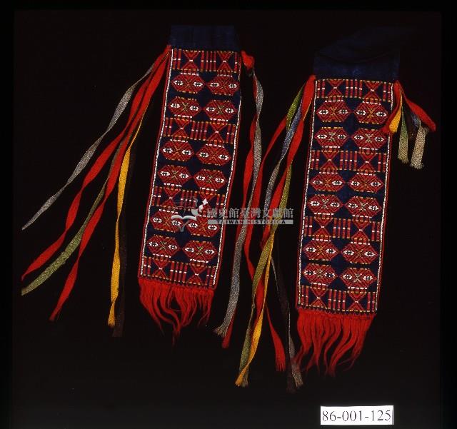 排灣族織紋深色腰帶藏品圖，第2張