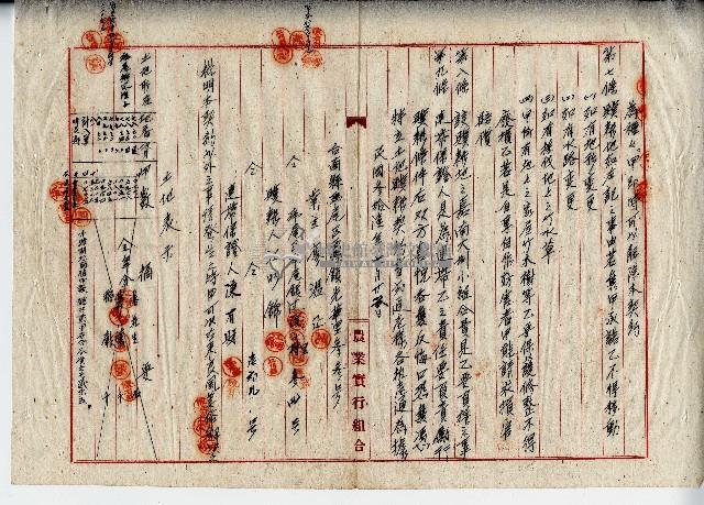 民國三十六年江明錦土地贌耕契約書藏品圖，第2張