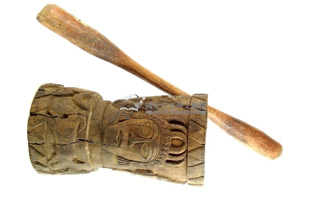 魯凱族杵藏品圖，第2張