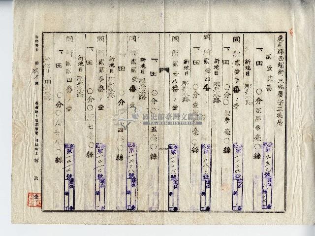 昭和十五年廖溫義登記濟藏品圖，第2張