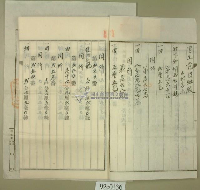 大正十三年范朝燈共有權壹部賣渡証書藏品圖，第2張