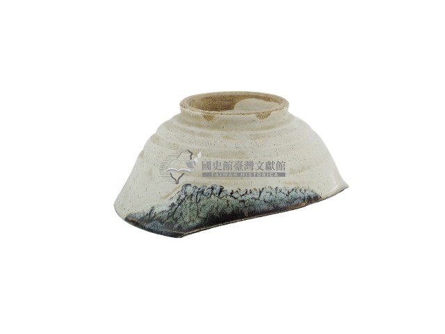 白地藍釉凹型碗藏品圖，第2張