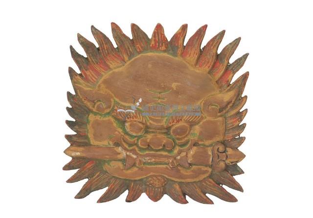 木製獸牌獸牌避邪物藏品圖，第2張