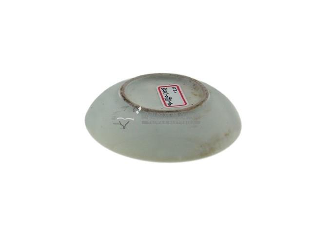 彩繪題詩花草洞石紋瓷碟藏品圖，第2張