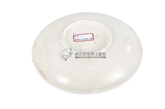 鈷釉線圈紋白地瓷盤藏品圖，第2張