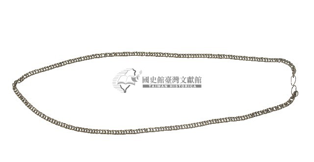 阿美族銀質胸鍊藏品圖，第2張