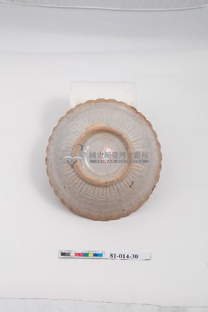 釉上彩山水樓臺紋蓮瓣型缽藏品圖，第2張