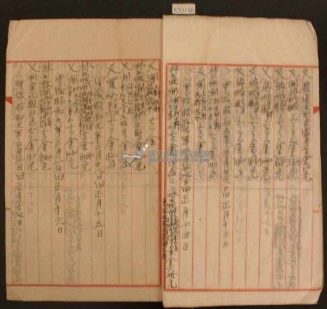 癸酉年十二月十九日至甲戌昭和九年三月二日林九牧收支簿內頁藏品圖，第2張