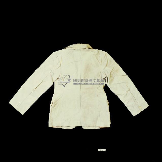 臺灣男性米白色西式外套藏品圖，第2張