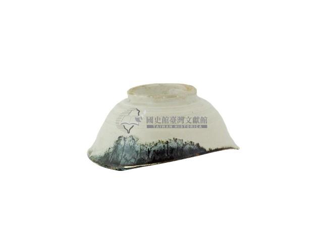 白地藍釉凹型碗藏品圖，第2張