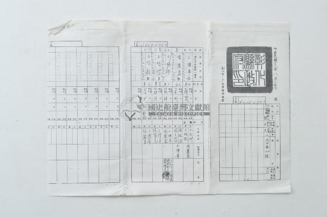 彰化市戶口名簿影印本藏品圖，第2張