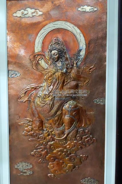 柯建華銅雕普賢菩薩藏品圖，第2張