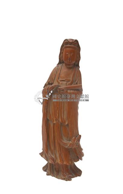 木雕觀音像藏品圖，第2張