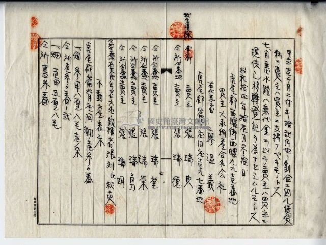 昭和十四年廖溫義賣買契約書藏品圖，第2張