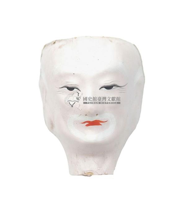 紙紮人臉孔紙糊面具藏品圖，第2張