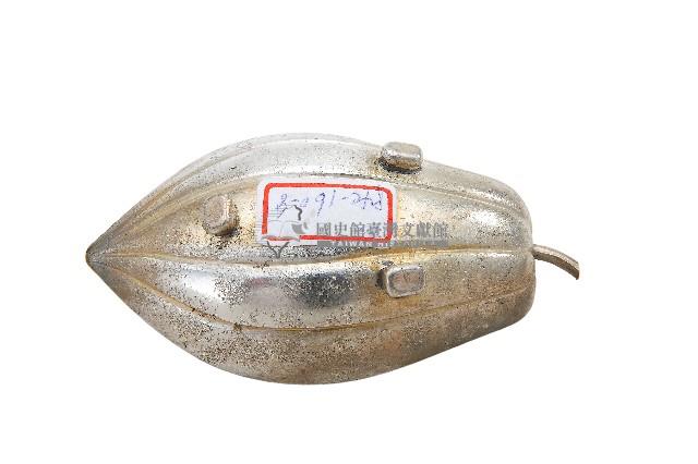 錦綾堂款銀製木瓜形皿藏品圖，第2張