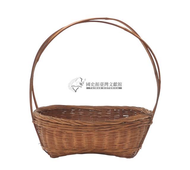 雙編織提把竹編提籃藏品圖，第2張