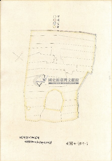 貓羅東堡霧峰庄林錦榮的土地丈量書地籍圖藏品圖，第2張