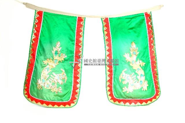 高蹺陣關公服飾藏品圖，第2張