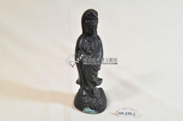 銅製觀世音菩薩神像藏品圖，第2張