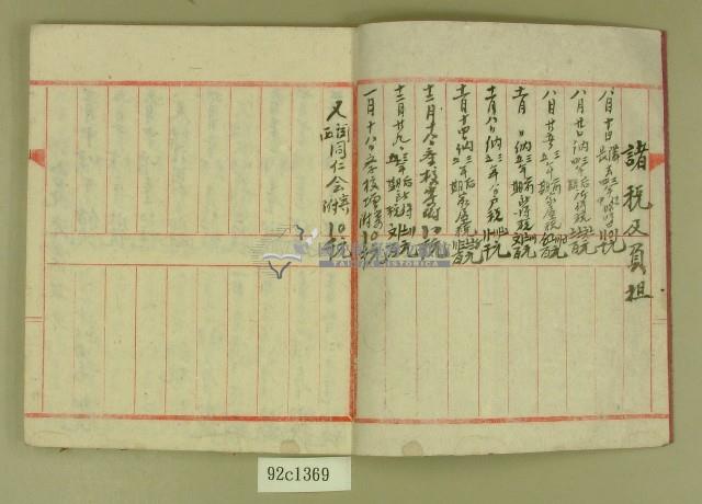 民國三十五年諸費簿藏品圖，第2張