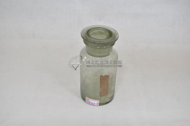 透明蓋塞廣口短頸圓形玻璃藥瓶（十三件）藏品圖，第2張