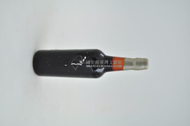 鮮果酒樣品棗色透明玻璃小型酒瓶藏品圖，第2張