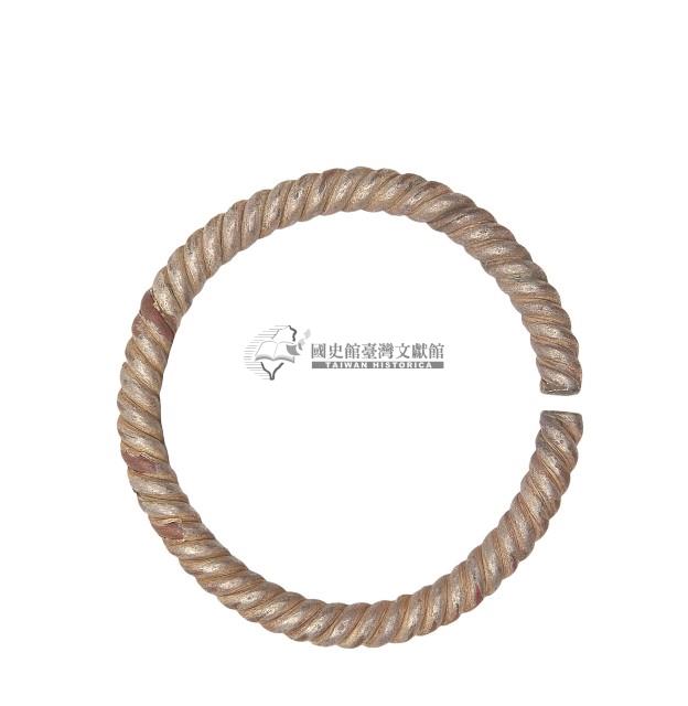 金屬製繩紋手環一對藏品圖，第2張