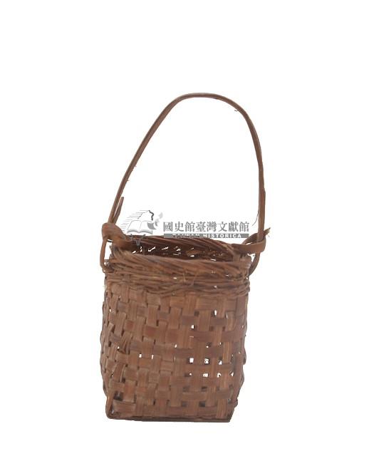 手提無蓋小竹籠藏品圖，第2張