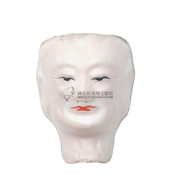 紙紮人臉孔紙糊面具藏品圖，第2張