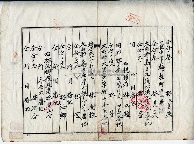 昭和十年林清沛土地所有權保存登記申請書藏品圖，第2張