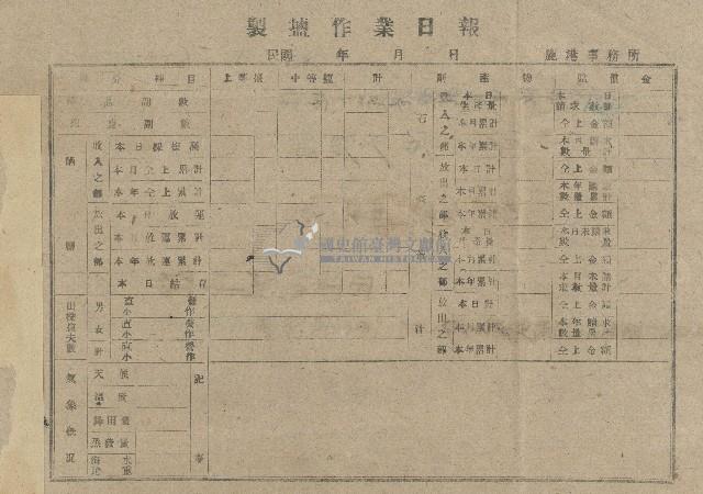 中華民國三十七年鹿港塩場辦事處開立工資之收據藏品圖，第2張